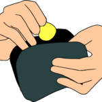 saving money, hand, wallet