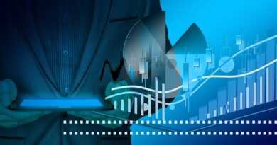 businessman, charts, trend