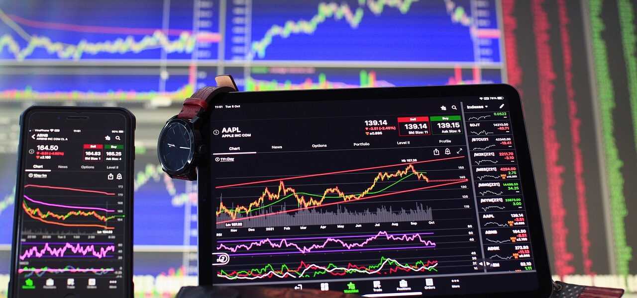 stock, market, chart