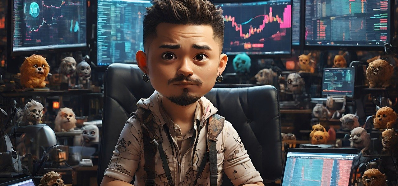 ai generated, crypto trader, crypto charts