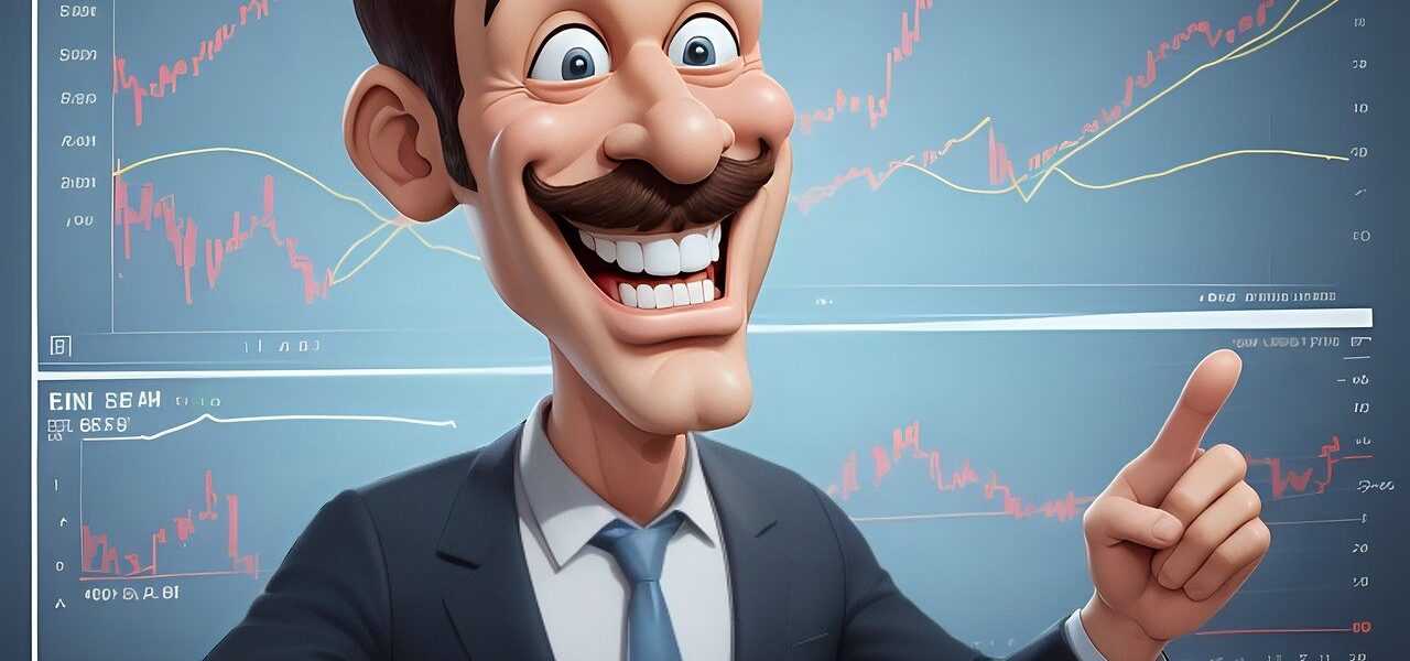 man, chart, trader