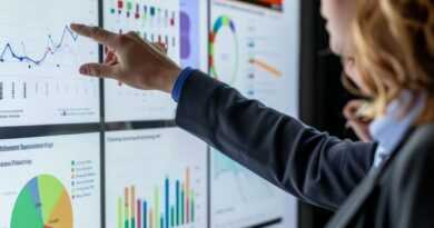 businesswoman, presentation, analysis
