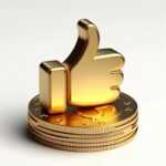 ai generated, thumbs up, gold, positive, coins, success, fortune, currency, investment, golden, investment, investment, investment, investment, investment