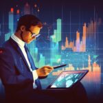 ai generated, man, technology, businessman, professional, suit, corporate, male, teacher, thinking, entrepreneur, stock, investing