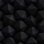 a black background with a lot of black cubes