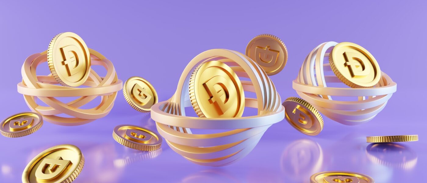 a group of gold coins