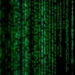 green and black stripe textile