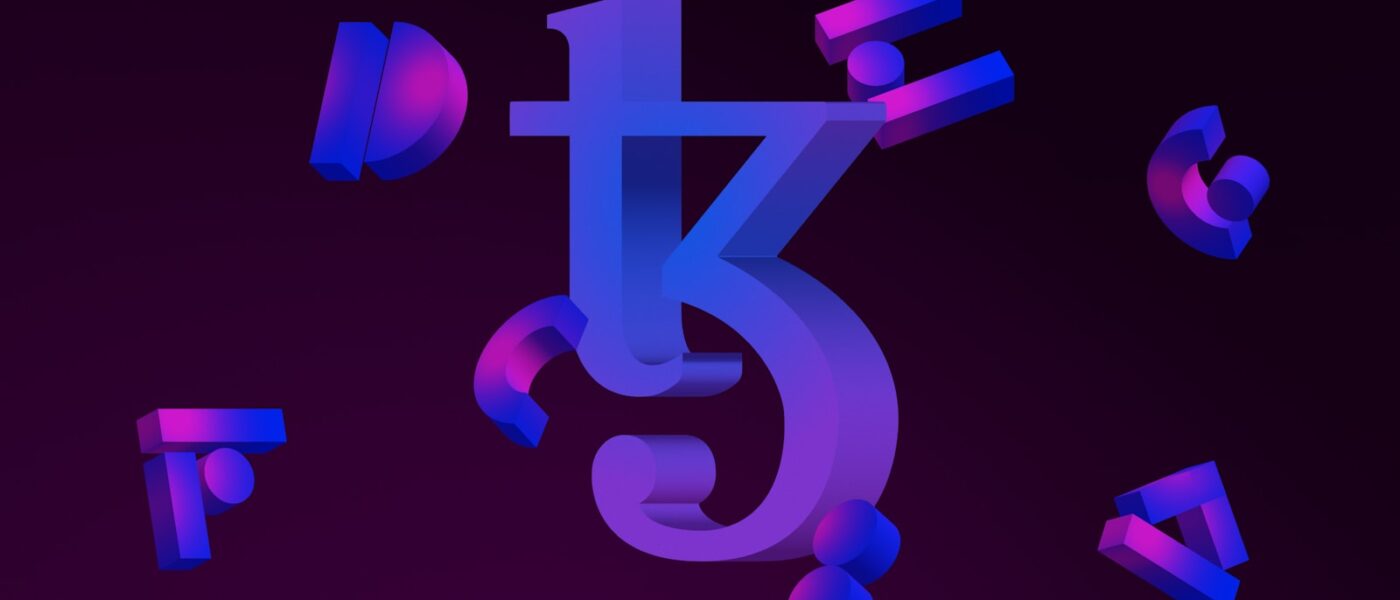 a purple and black background with the letter k and numbers
